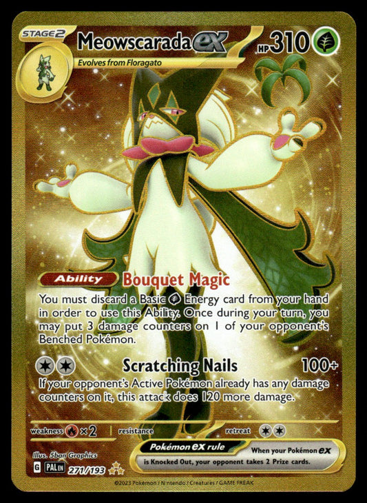 Meowscarada ex 271/193 - Paldea Evolved - Scarlet & Violet