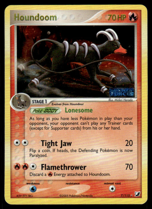 LP - Houndoom 7 - Reverse - Unseen Forces