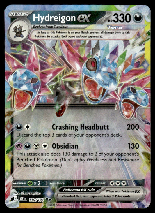 Hydreigon ex 119/191 - Surging Sparks - Scarlet & Violet