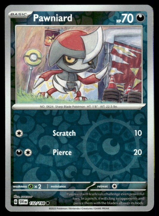 Pawniard 132/198 Reverse - Scarlet & Violet Base Set - Scarlet & Violet
