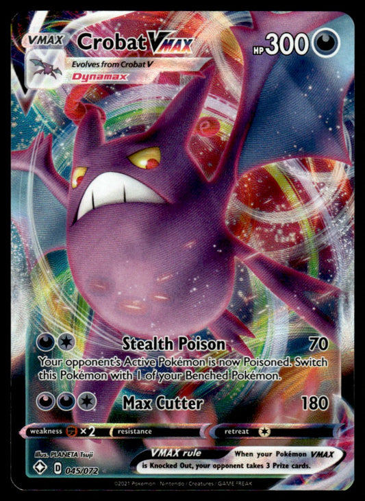 Crobat VMAX 045/072 - Shining Fates - Sword & Shield