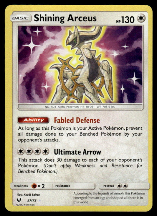 NM Shining Arceus 57 - Shining Legends