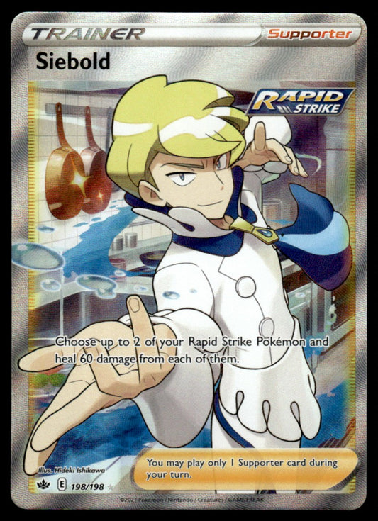 Siebold 198/198 - Chilling Reign - Sword & Shield