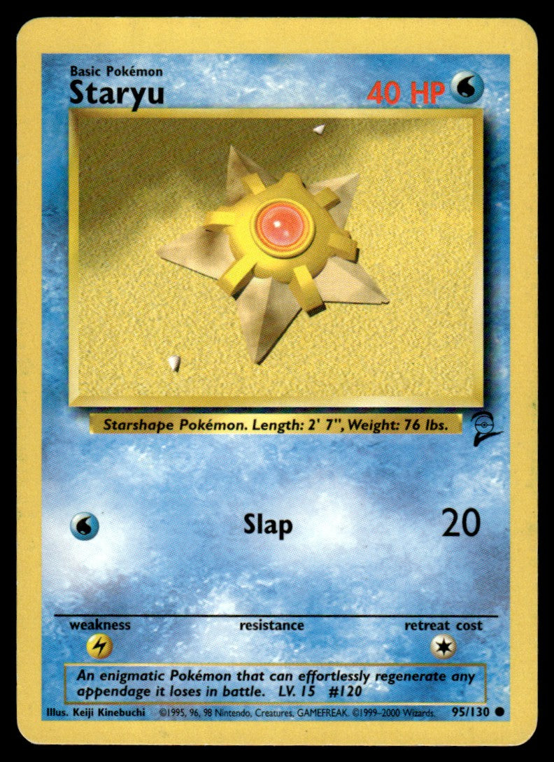 LP Staryu 95 No Holo - Base Set 2