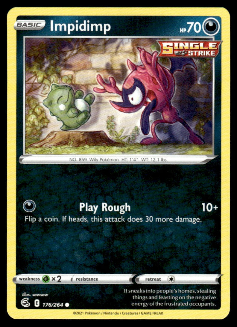 Impidimp 176/264 Comun - Fusion Strike - Sword & Shield