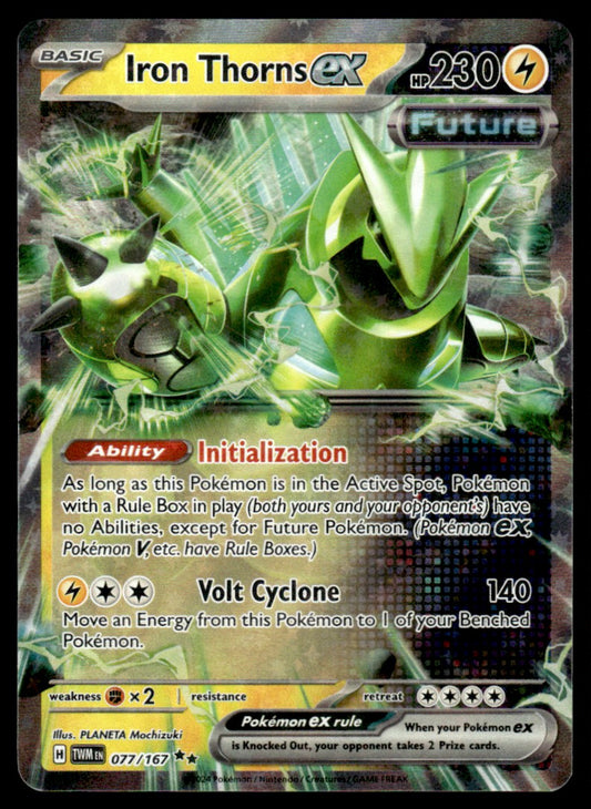 Iron Thorns ex 077/167 - Twilight Masquerade - Scarlet & Violet