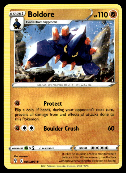 Boldore 087/203 Uncomon - Evolving Skies - Sword & Shield