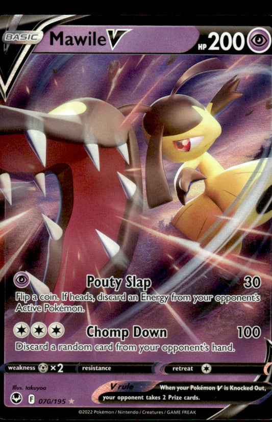 Mawile V 070/195 - Silver Tempest - Sword & Shield