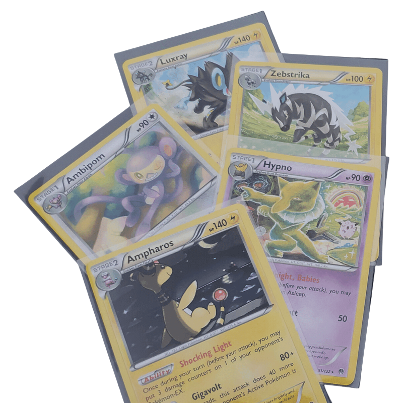 SLEEVES PARA CARTAS - 100 PIEZAS - CARDBOARD GOLD - TAMAÑO 3X4