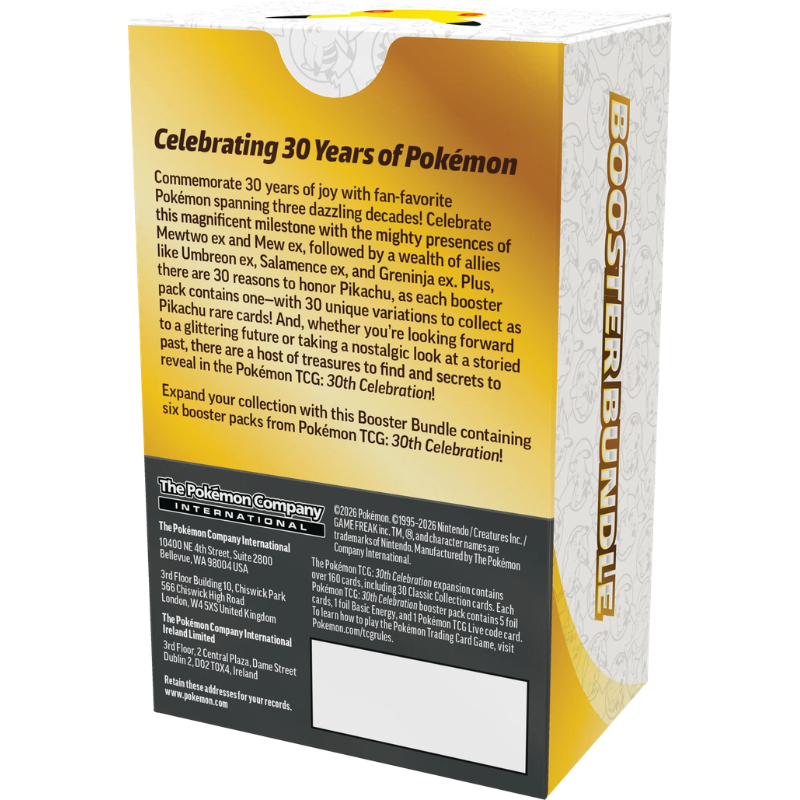 30th Celebration - Booster Bundle (6 Booster Packs) - Ingles