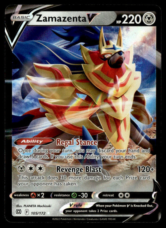 Zamazenta V 105/172 - Brilliant Stars - Sword & Shield