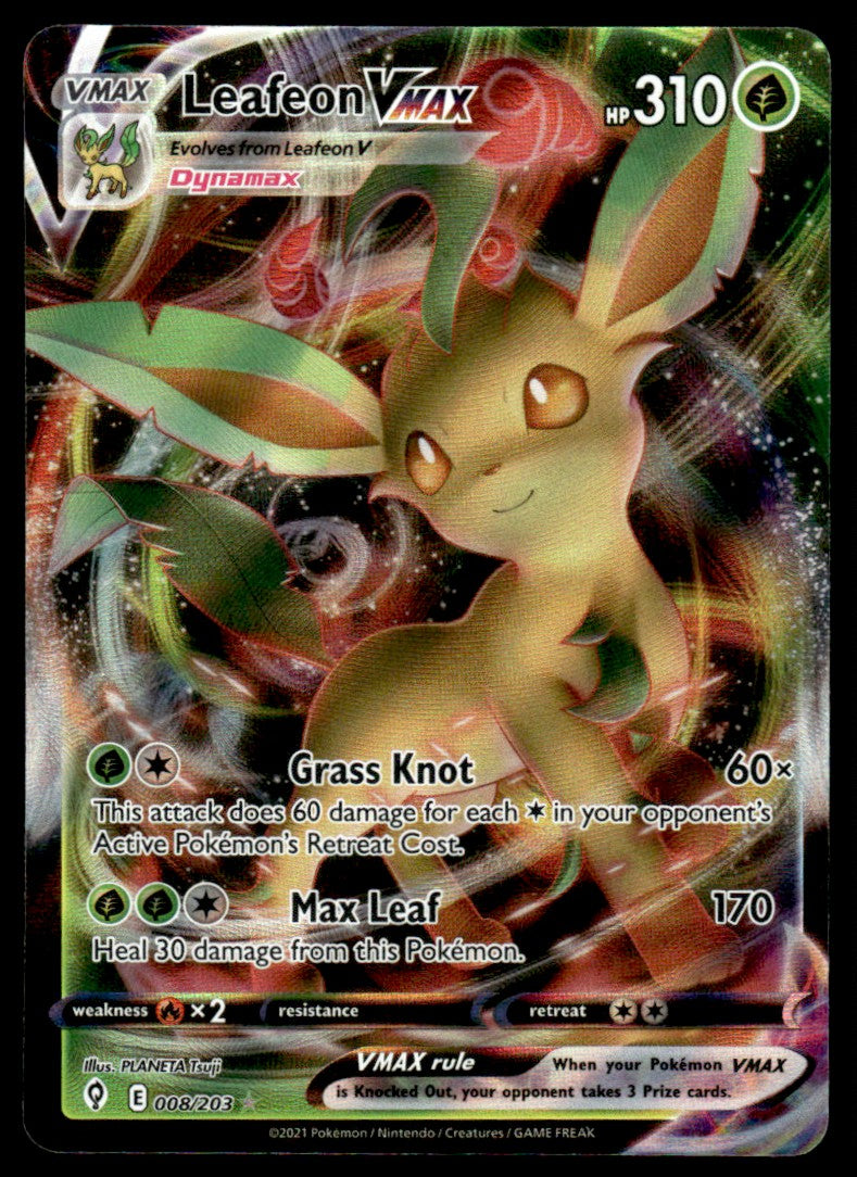 Leafeon VMAX 008/203 - Evolving Skies - Sword & Shield