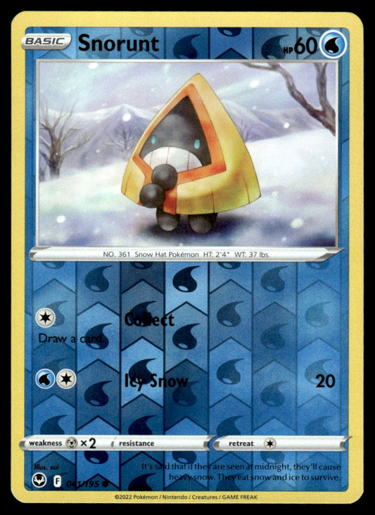 Snorunt 041/195 Reverse - Silver Tempest - Sword & Shield