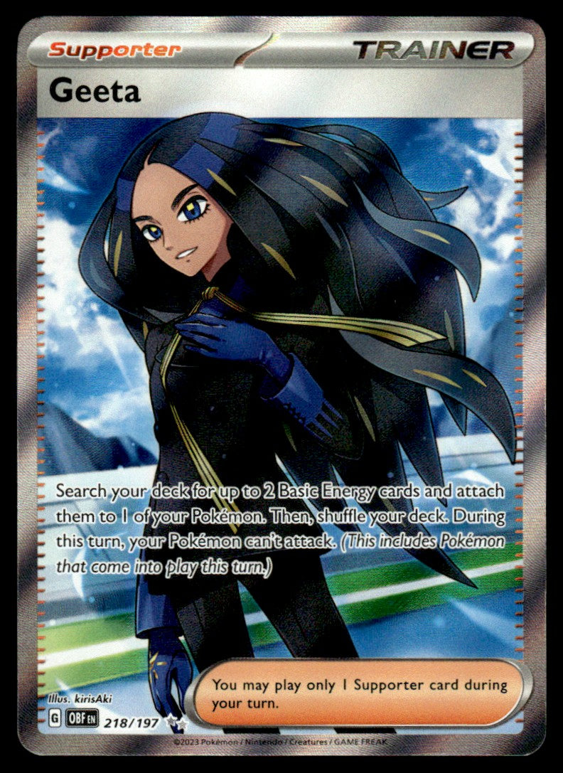 Pokémon Card Database - Obsidian Flames - #188 Geeta Pokémon Card Database - Obsidian Flames - #188 Geeta