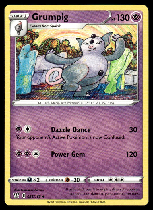 Grumpig 056/163 Uncomon - Battle Styles - Sword & Shield