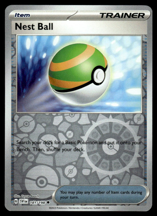 Nest Ball 181/198 Reverse - Scarlet & Violet Base Set - Scarlet & Violet