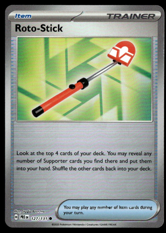 Roto-Stick (Poke Ball Pattern) 127/131 - Prismatic Evolutions - Scarlet & Violet