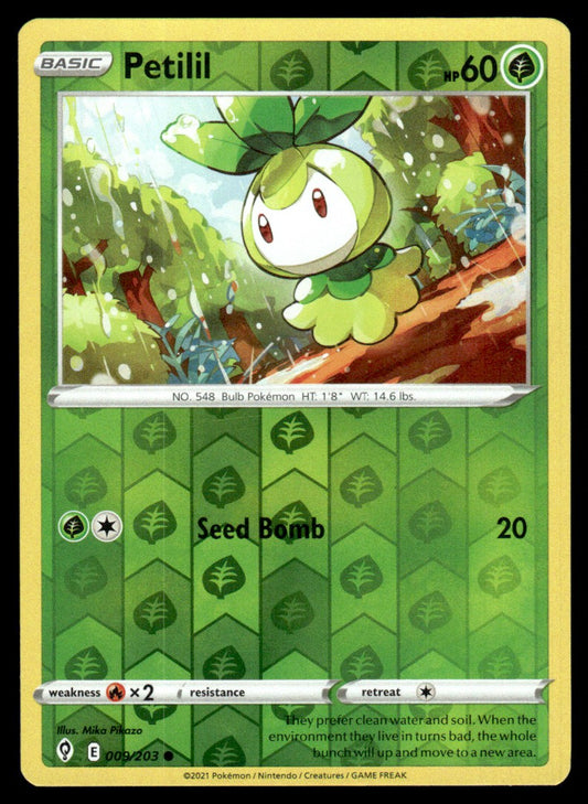 Petilil 009/203 Reverse - Evolving Skies - Sword & Shield