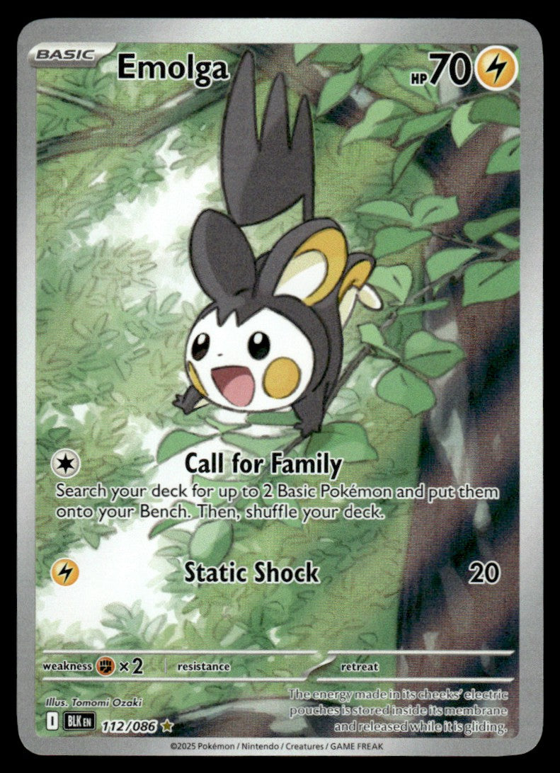 Emolga 112/086 - Black Bolt - Scarlet & Violet