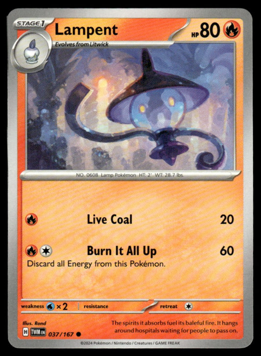 Lampent 037/167 Comun - Twilight Masquerade - Scarlet & Violet
