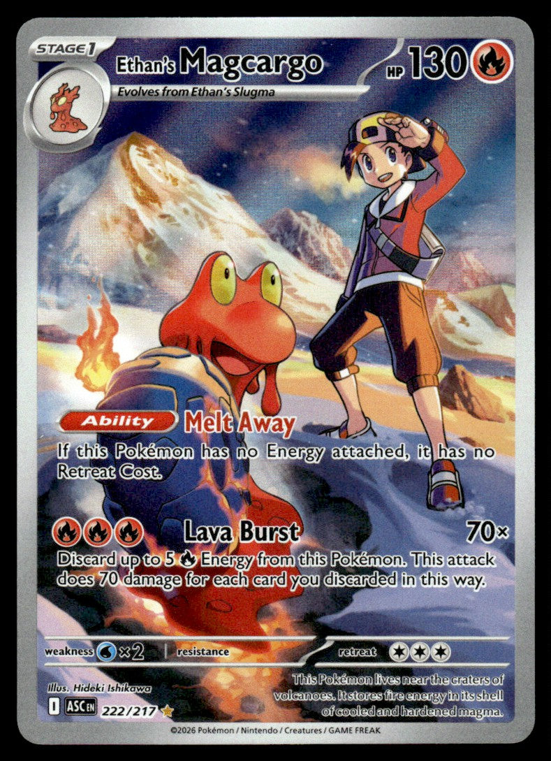Ethan's Magcargo 222/217 - Ascended Heroes - Mega Evolution