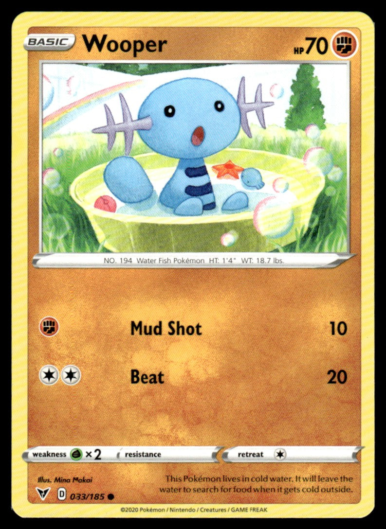 Wooper 083/185 Comun - Vivid Voltage - Sword & Shield