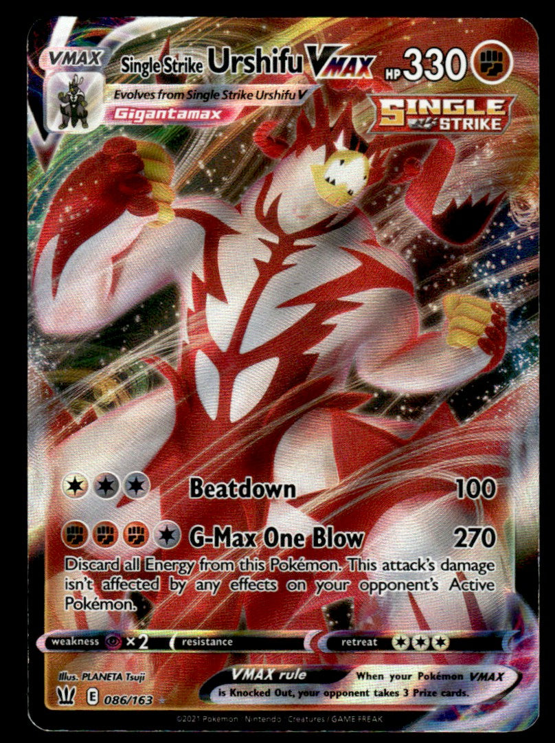 Single Strike Urshifu VMAX 086/163 - Battle Styles - Sword & Shield