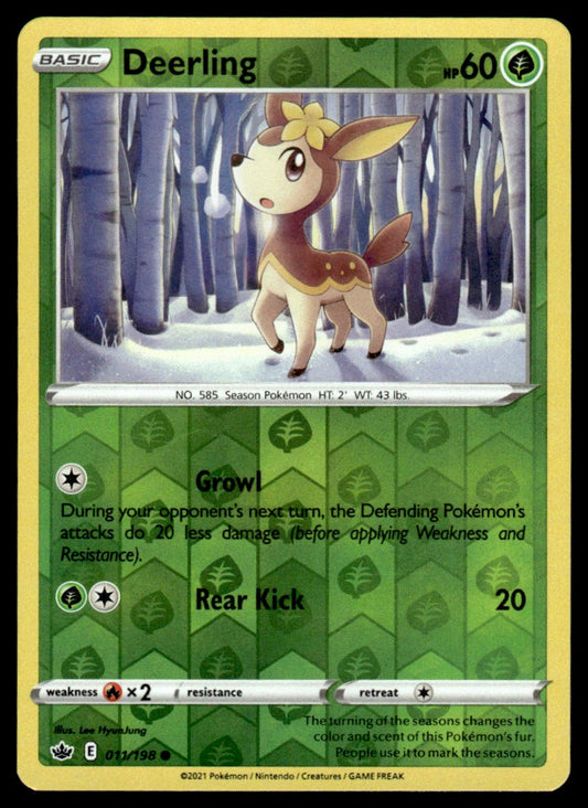 Deerling 011/198 Reverse - Chilling Reign - Sword & Shield