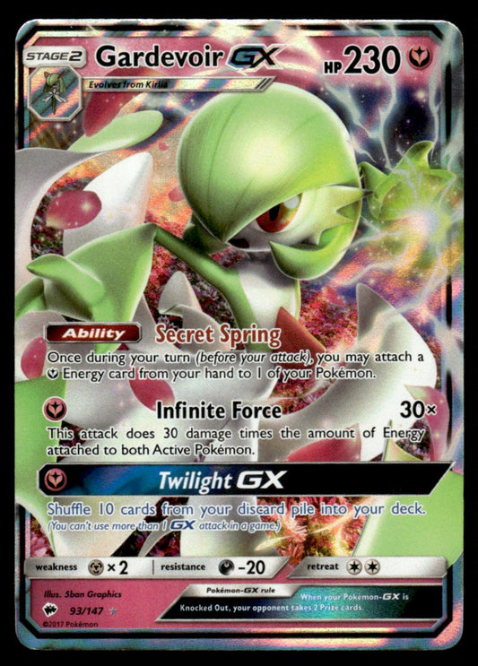 Gardevoir-GX - NM - 93 - Burning Shadows