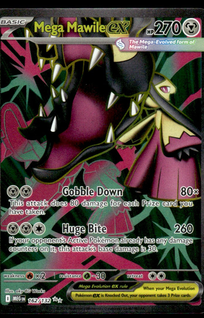 Mega Mawile ex 162/132 - Mega Evolution Base Set - Mega Evolution