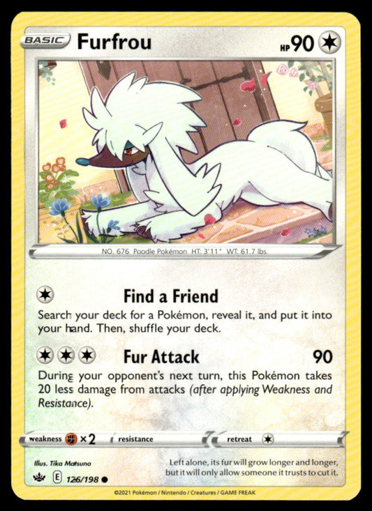 Furfrou 126/198 Comun - Chilling Reign - Sword & Shield