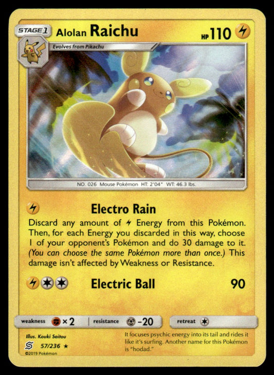 LP - Alolan Raichu 57 - Holo - Unified Minds