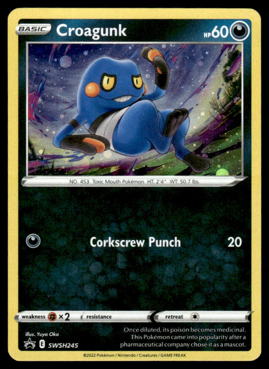 Croagunk (Cosmo Holo) SWSH245/PRSS - Sword & Shield Promos - Sword & Shield