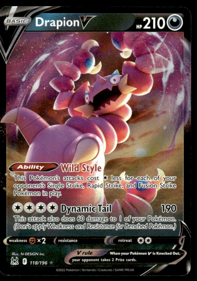 Drapion V 118/196 - Lost Origin - Sword & Shield
