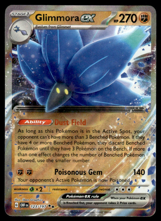 Glimmora ex 123/197 - Obsidian Flames - Scarlet & Violet