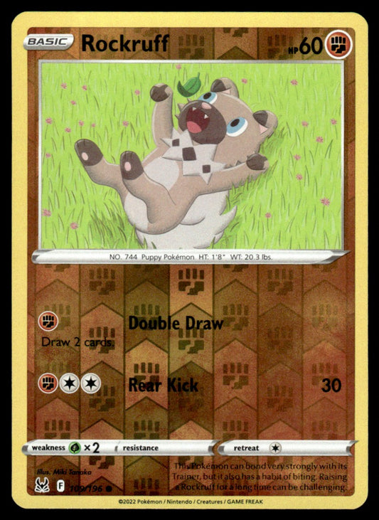 Rockruff 109/196 Reverse - Lost Origin - Sword & Shield