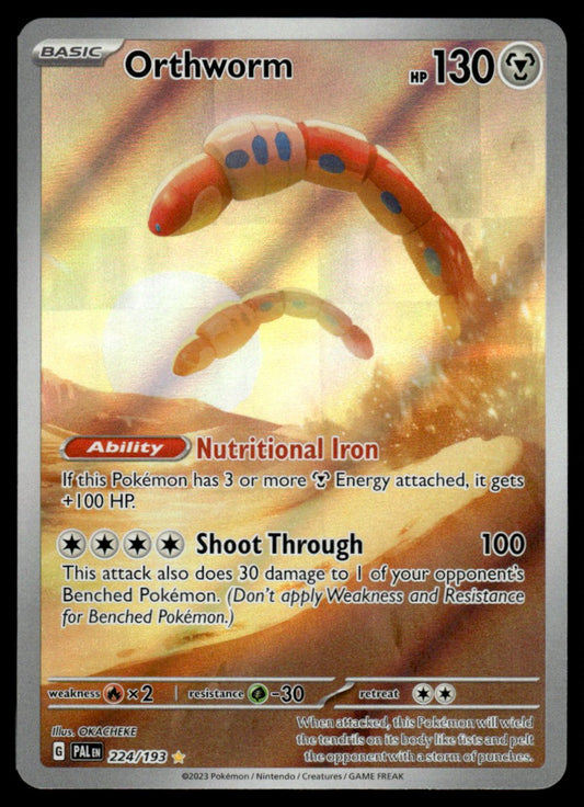 Orthworm 224/193 - Paldea Evolved - Scarlet & Violet