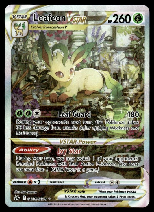 Leafeon VSTAR GG35/GG70 - Crown Zenith - Galarian Gallery - Sword & Shield