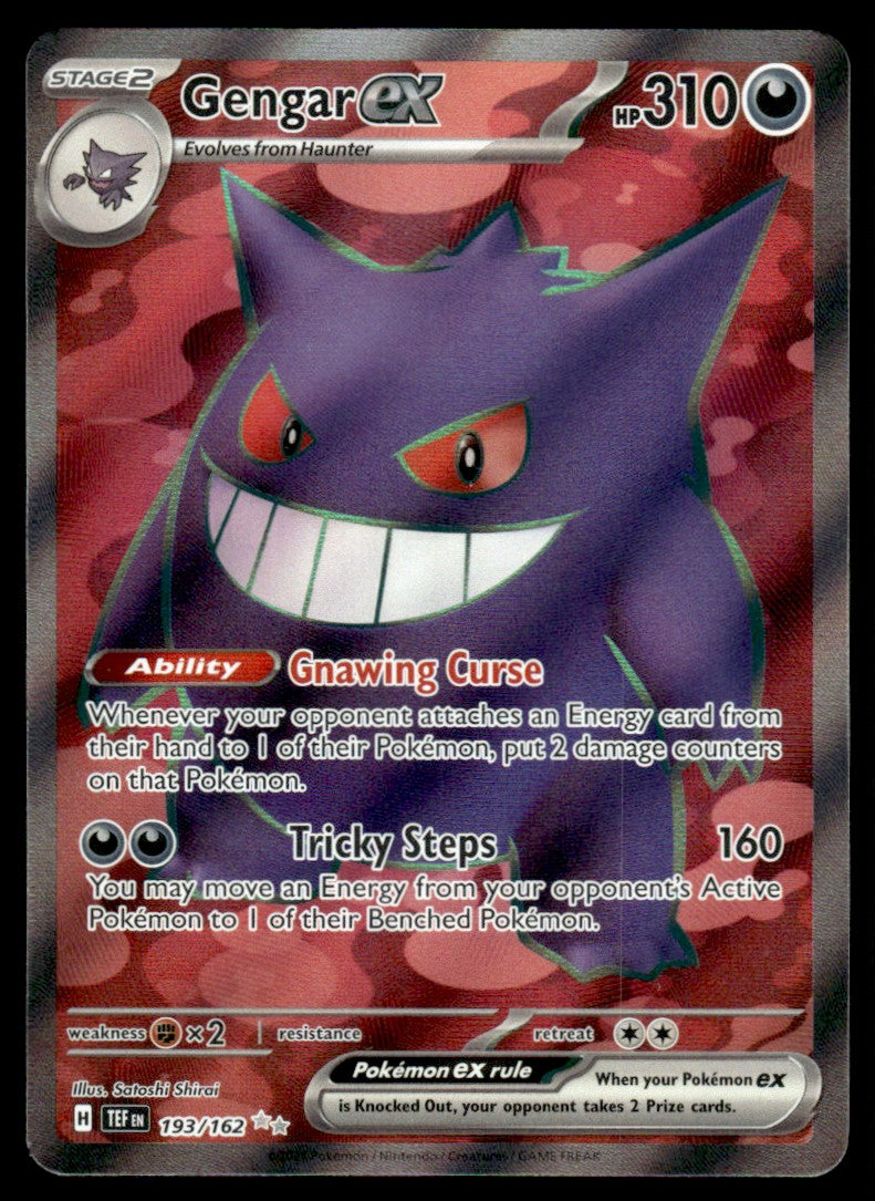 Gengar ex 193/162 - Temporal Forces - Scarlet & Violet