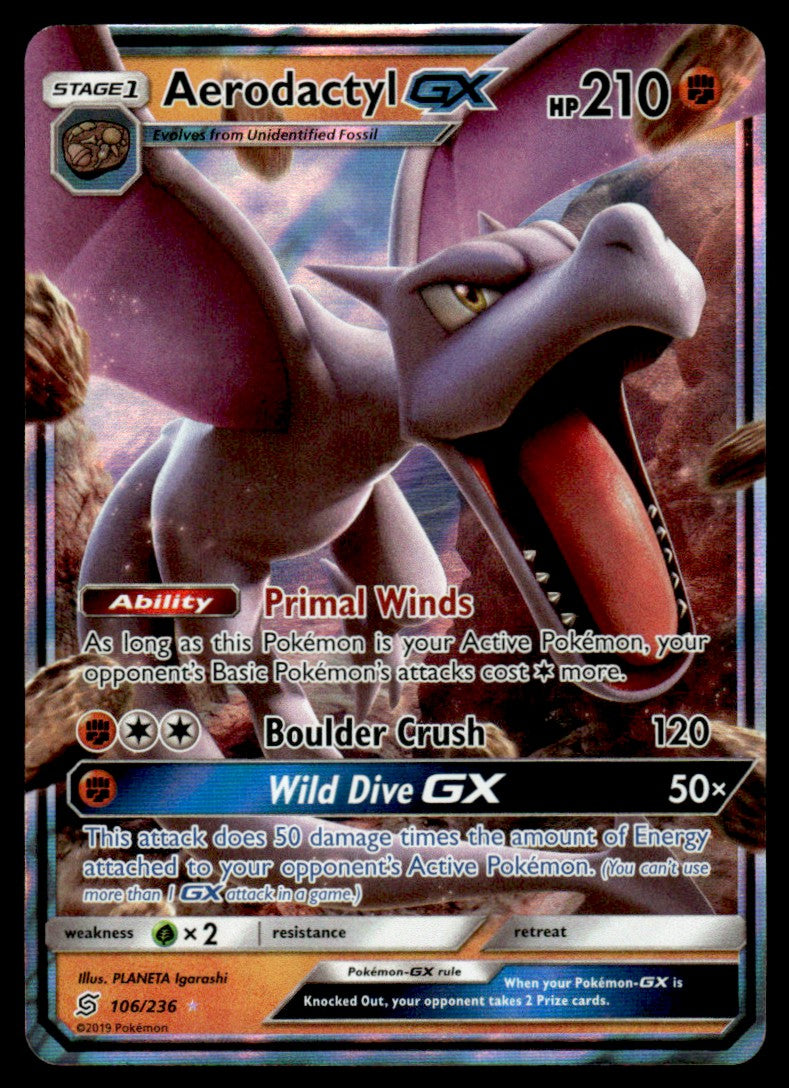 Aerodactyl-GX - NM - 106 - Unified Minds