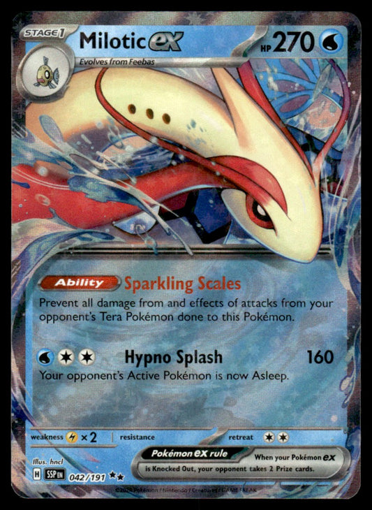 Milotic ex 042/191 - Surging Sparks - Scarlet & Violet