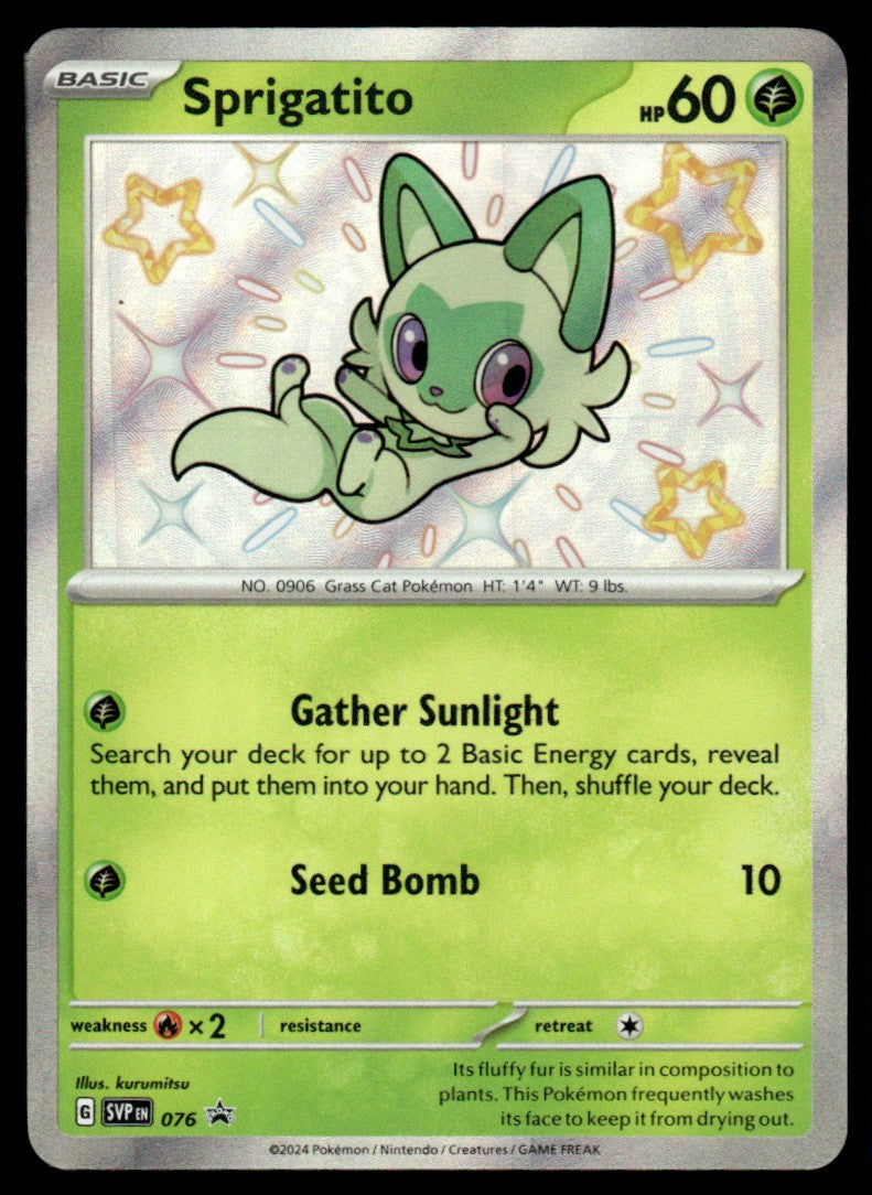 Sprigatito 076/PRSV - Scarlet & Violet Promos - Scarlet & Violet
