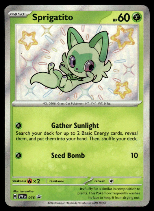 Sprigatito 076/PRSV - Scarlet & Violet Promos - Scarlet & Violet