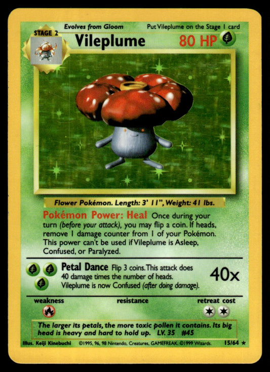 Vileplume (No Symbol Error) - LP Holo - 15 - Jungle