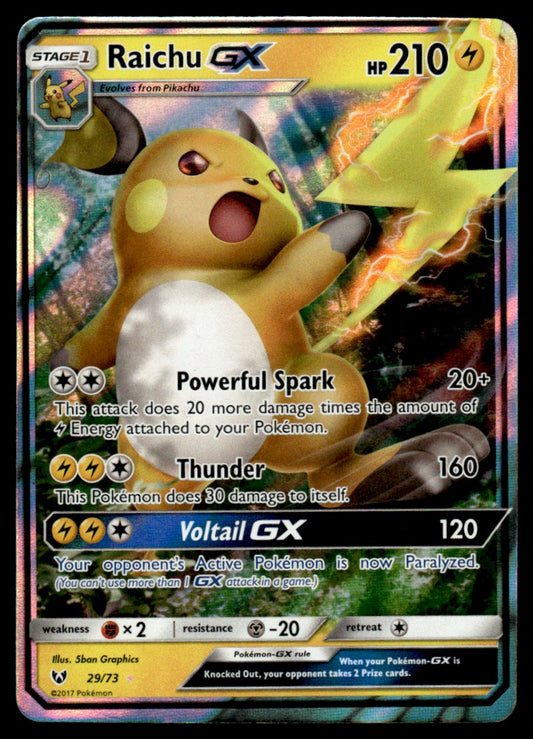 Raichu-GX - NM - 29 - Shining Legends