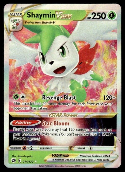 Shaymin VSTAR 014/172 Comun - Brilliant Stars - Sword & Shield