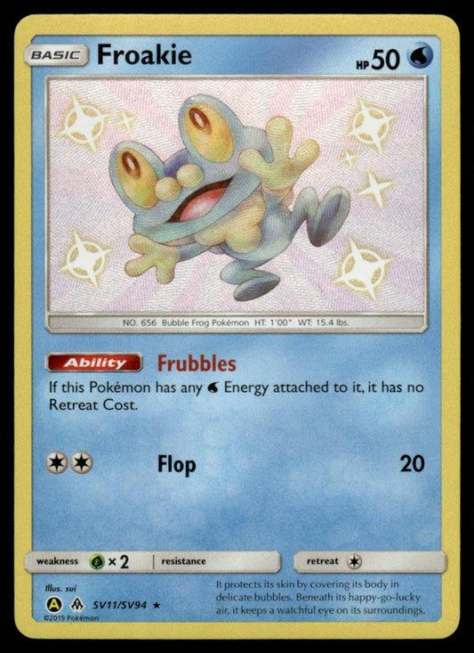 NM Froakie 56 - Obsidian Flames