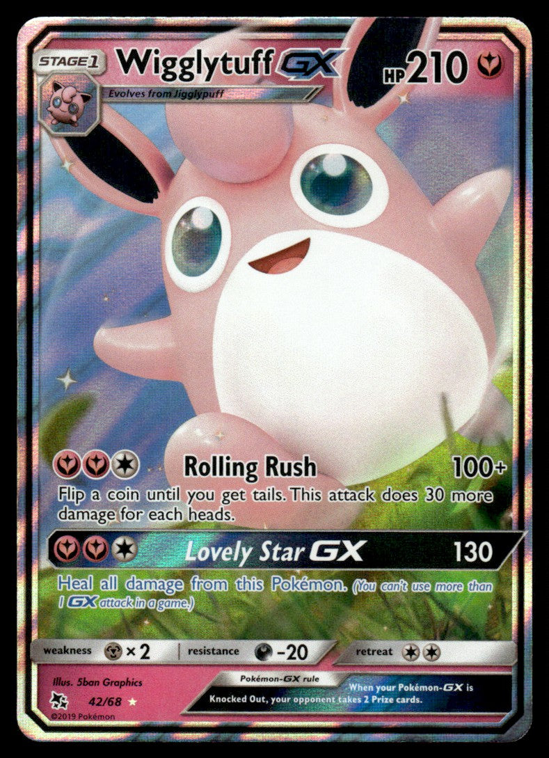 Wigglytuff-GX - NM - 42 - Hidden Fates