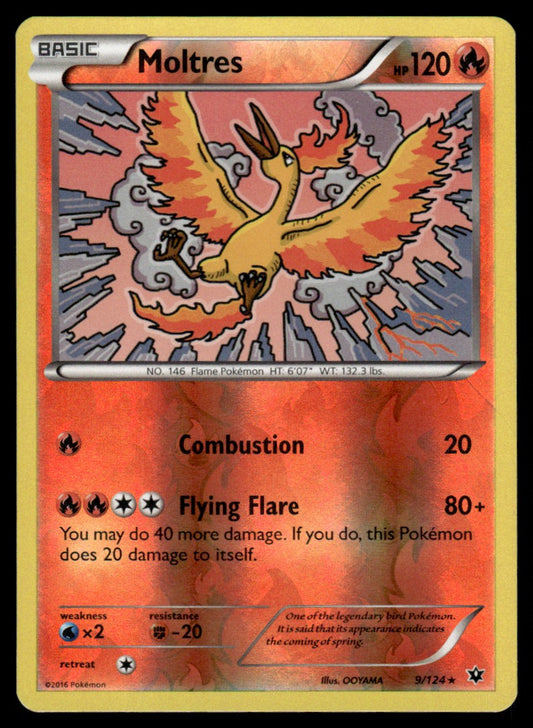 NM - Moltres 9 - Reverse - Fates Collide