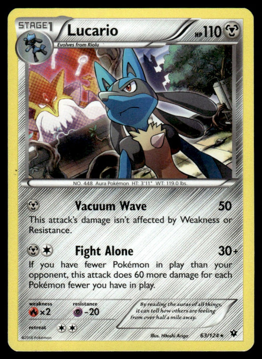 LP - Lucario 63 - Holo - Fates Collide